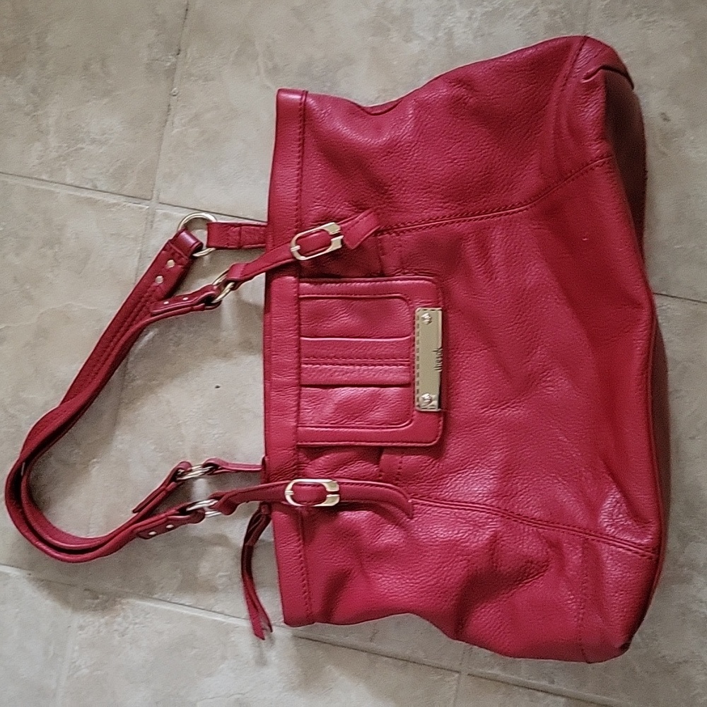 thesak RED Leather Tote